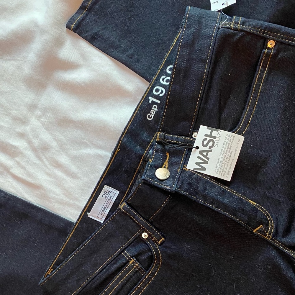 NWT Gap 1969 Always Skinny Jeans Size 28L